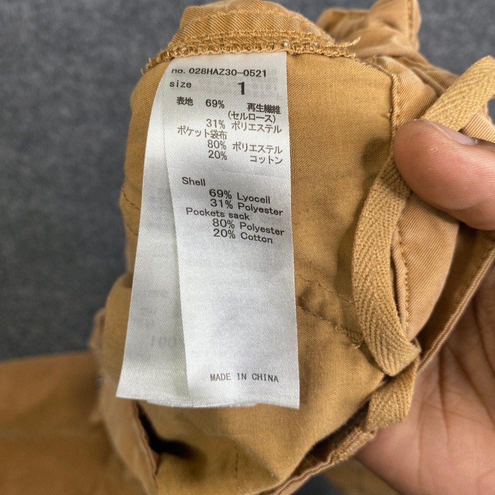 Moussy Women Tan Lyocell Blend Wide Leg Cargo Pants Size 1 028HAZ30-0521 - Picture 6 of 15